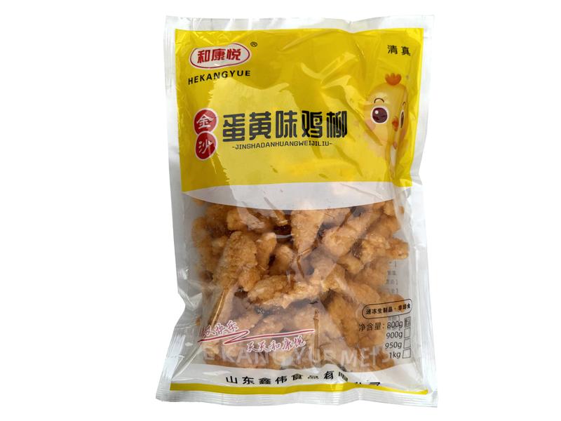 和康悦蛋黄鸡柳800g*10包油炸小吃火锅麻辣烫小吃商用