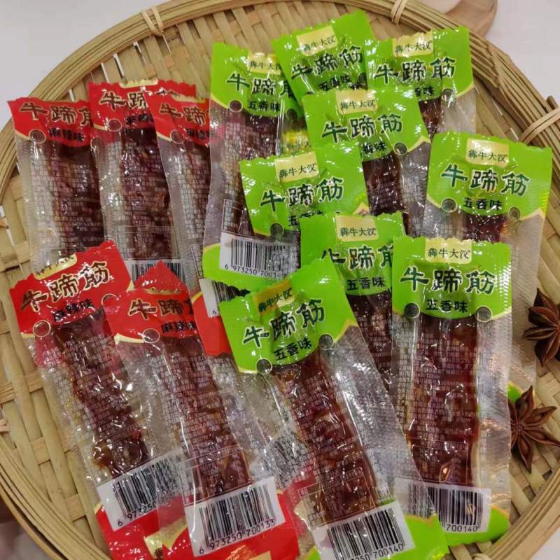 水晶牛蹄筋独立包装休闲零食超市展销会美食街火爆产品