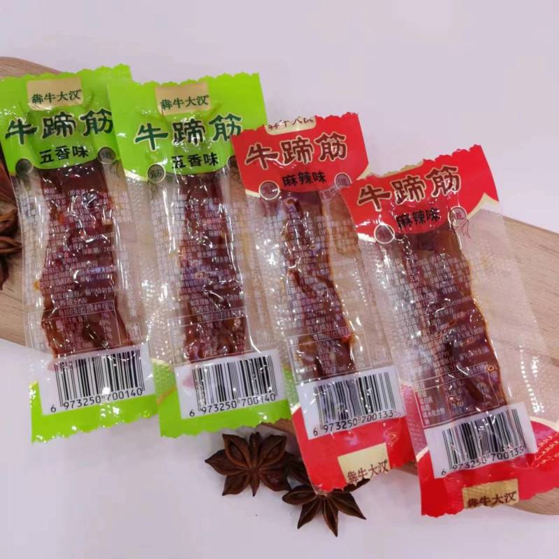 水晶牛蹄筋独立包装休闲零食超市展销会美食街火爆产品
