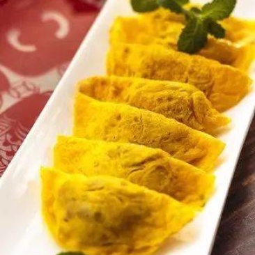 海霸王黄金蛋饺900g特色小吃精选食材商用批发