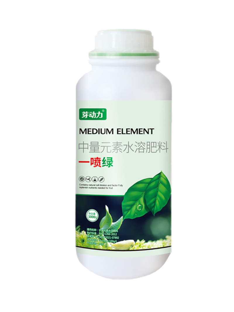 芽动力黄叶一喷绿黄叶变绿叶蔬菜花卉果树死苗微量元素通用