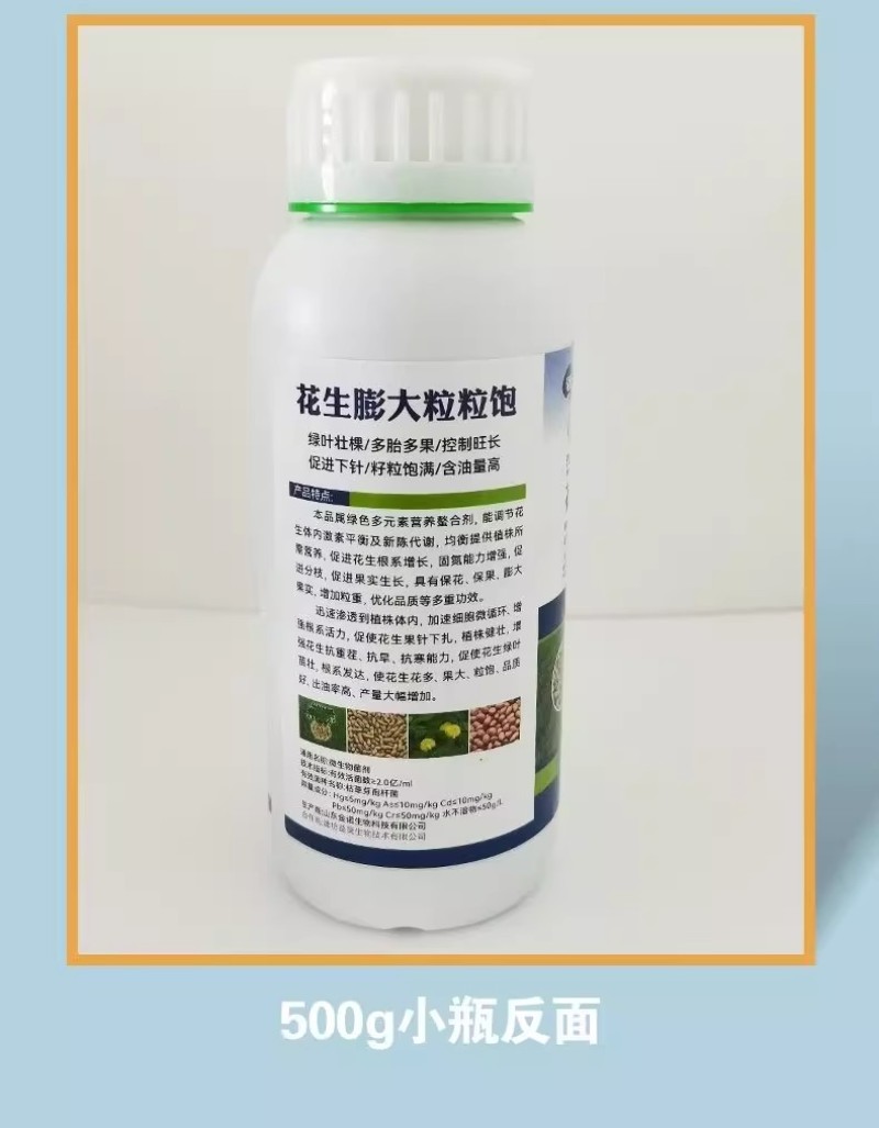珺颜花生膨大粒粒饱增产增收多胎多果籽粒饱满促进下针有机水