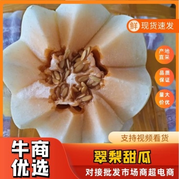 翠梨甜瓜，现大量供应中，对接各大电商平台市场，产地直供