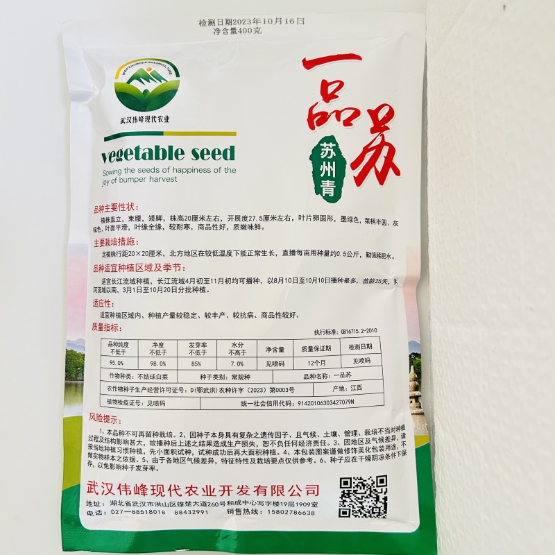 黑叶矮脚苏州青种子四季播种孑耐寒苏州青种子