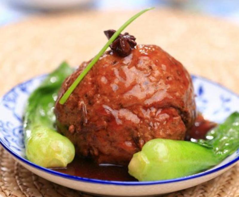 环惠客狮子头清真四喜丸子肉圆子熟食半成品预制菜