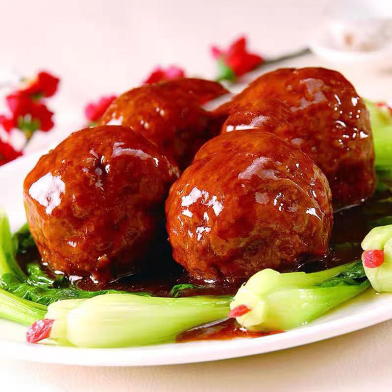 环惠客狮子头清真四喜丸子肉圆子熟食半成品预制菜
