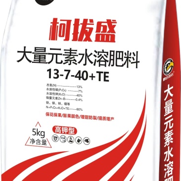 高钾型大量元素水溶肥料提质增产增甜防裂瓜果蔬菜肥料