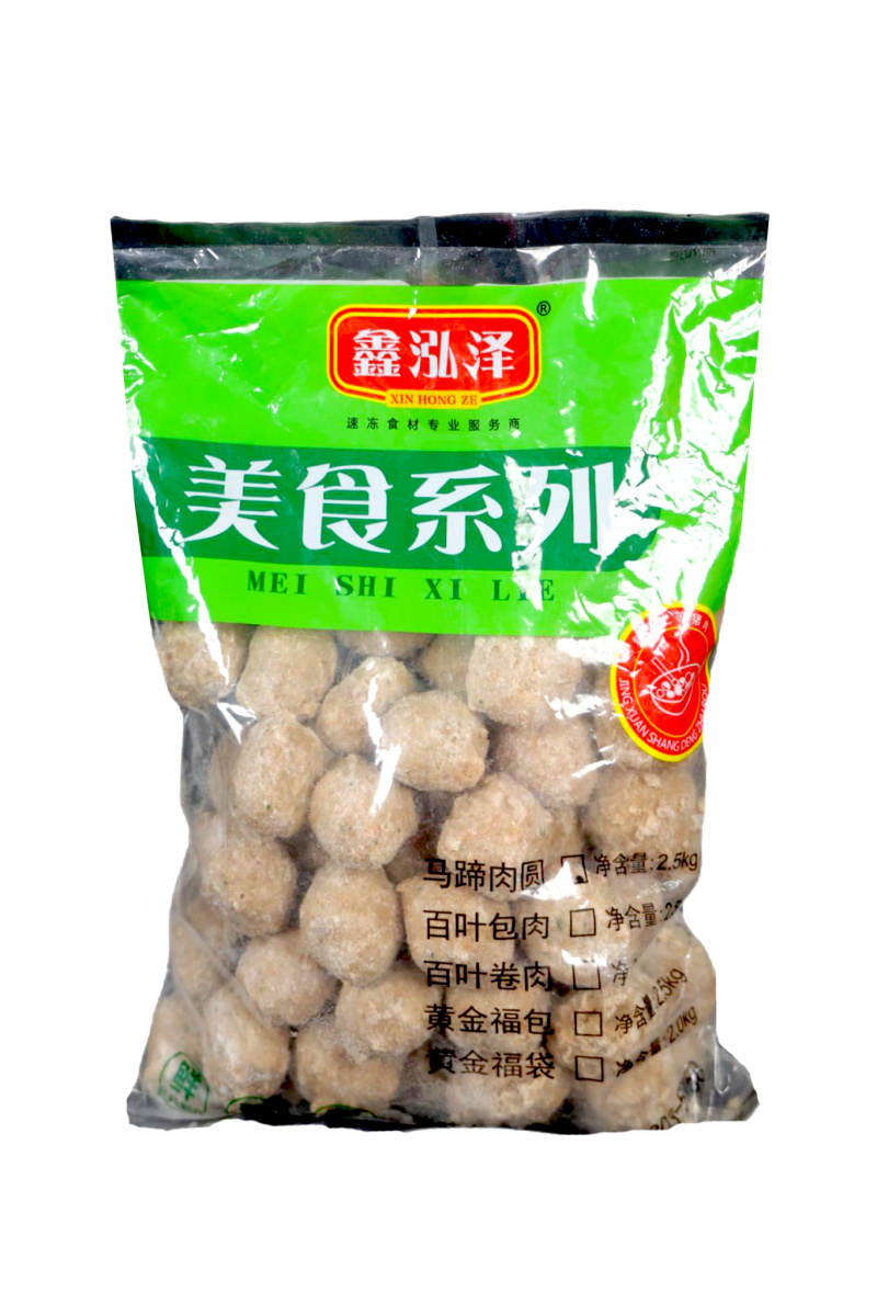 鑫泓泽马蹄肉圆酒店食堂快餐速食预制菜半成品商用