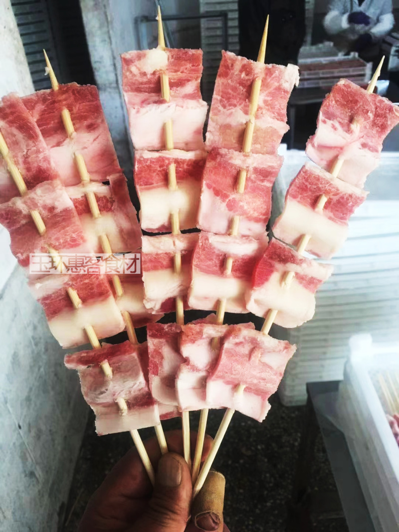 鑫泓泽五花肉串烤肉半成品家庭户外空气炸锅烧烤食材商用