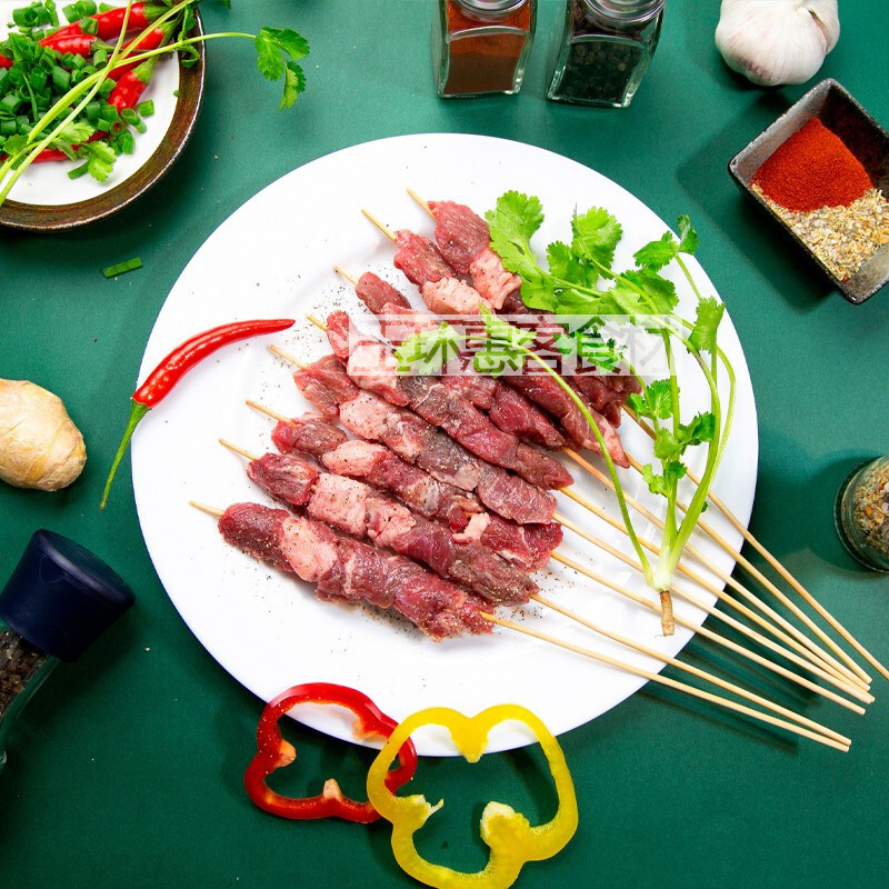 鑫泓泽真空牛肉串烤肉半成品家庭户外空气炸锅烧烤食材商用