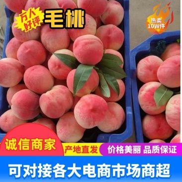 精品桃子霸王桃霸王脆毛桃大量供应全国电商市场