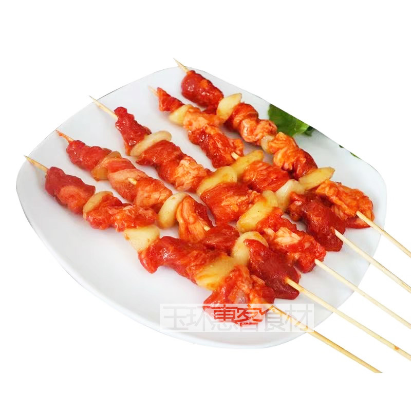 鑫泓泽蒜瓣肉串烤肉半成品家庭户外空气炸锅烧烤食材商用