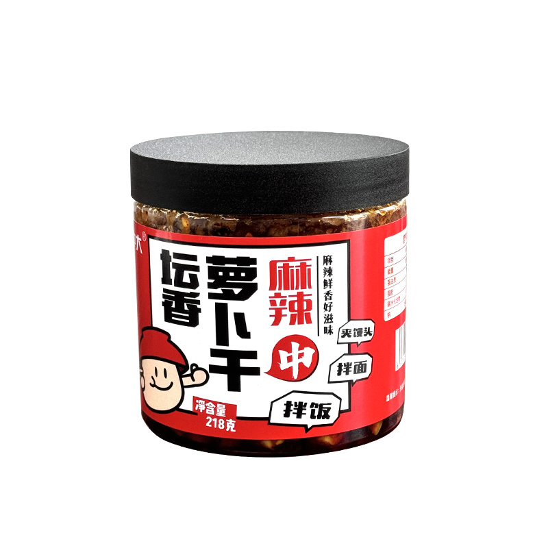 中大酱菜红油笋丁瓶装开胃下饭酱萝卜干香辣罐装即食下饭菜