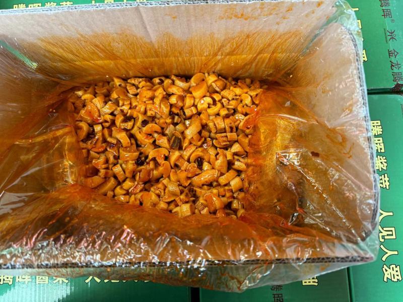 腾晖五香块腌制酱菜咸菜萝卜块下饭菜整箱8斤商用小菜白萝卜