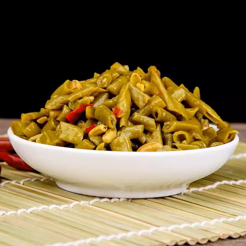 腾晖红油豆角风味豆角腌制酱菜咸菜下饭菜整箱7斤商用小菜
