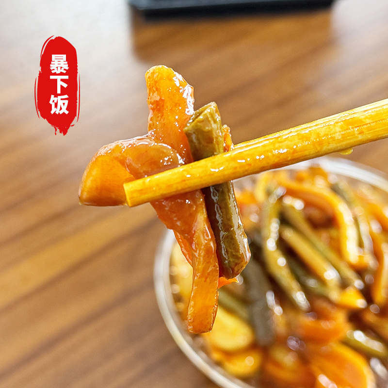 中大酱八宝鲜嫩脆爽口380克瓶装开盖即食开味下饭菜