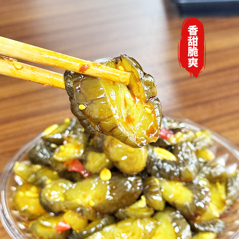 中大酱菜脆黄瓜瓶装开胃下饭酱萝卜干香辣罐装即食下饭菜