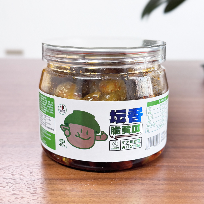 中大酱菜脆黄瓜瓶装开胃下饭酱萝卜干香辣罐装即食下饭菜