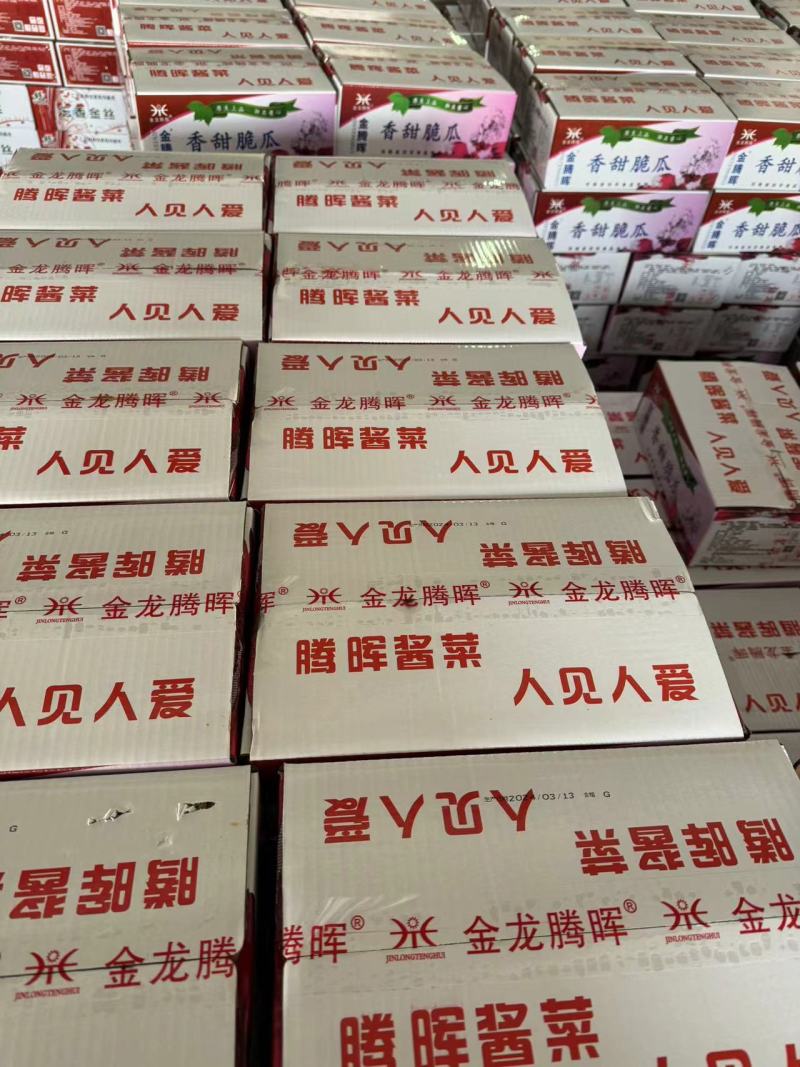 腾晖香脆甜瓜酱黄瓜下饭菜咸菜酱菜罐装即食开胃菜腌黄瓜