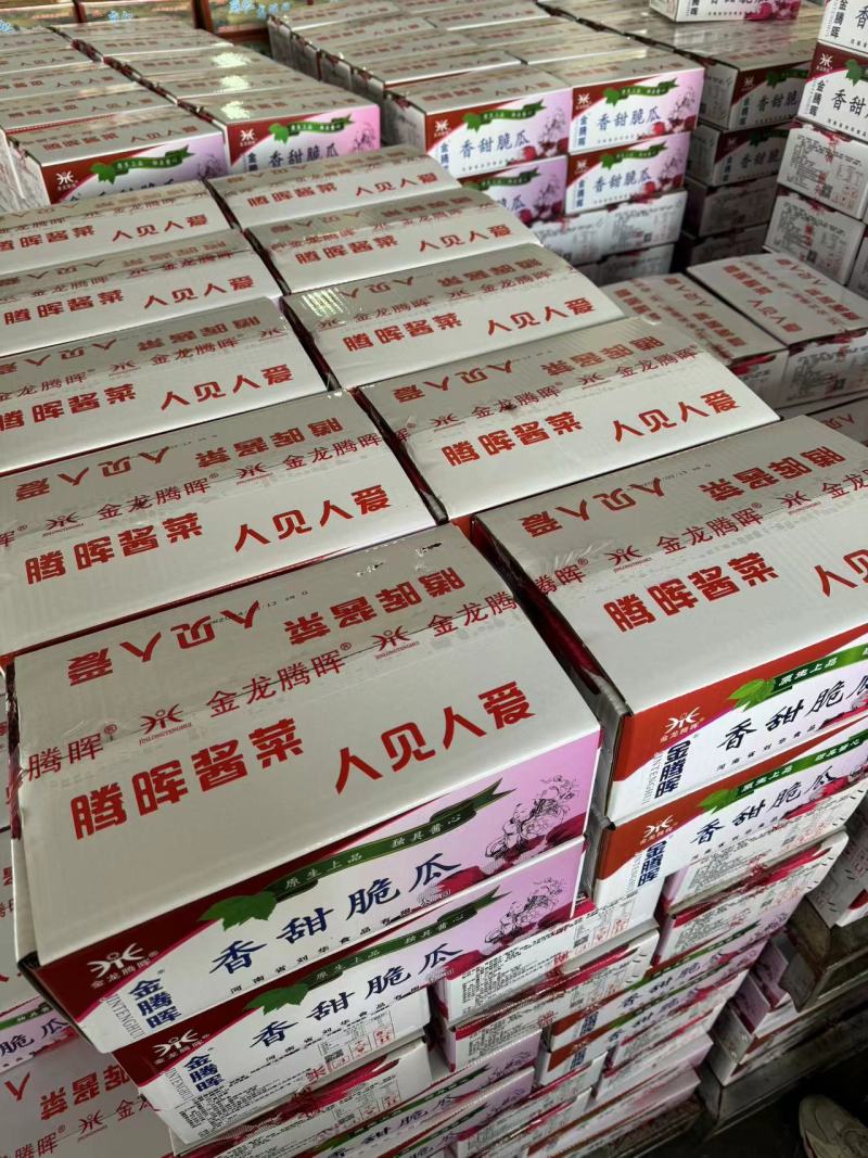 腾晖香脆甜瓜酱黄瓜下饭菜咸菜酱菜罐装即食开胃菜腌黄瓜