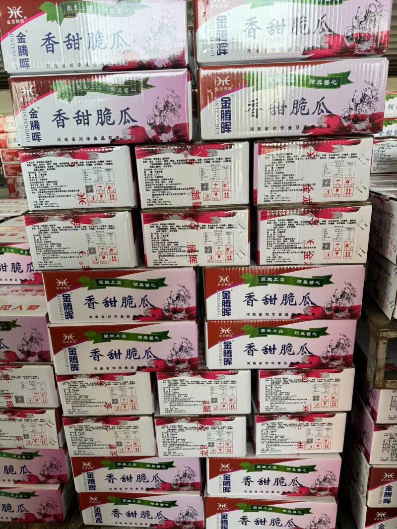 腾晖香脆甜瓜酱黄瓜下饭菜咸菜酱菜罐装即食开胃菜腌黄瓜