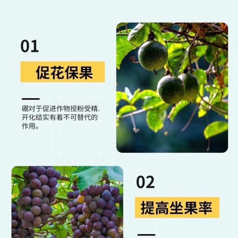 颗粒硼果树蔬菜花生大豆大田作物通用底肥农用正品批发