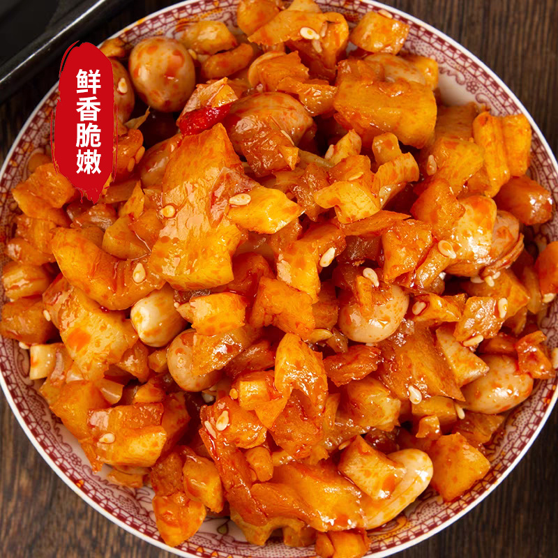 腾晖花生酱丁腌制酱菜咸菜萝卜丁块下饭菜整箱8斤商用小菜白