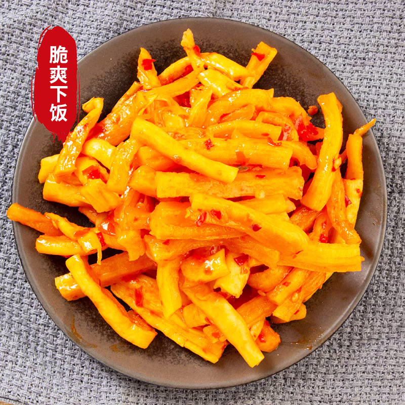 腾晖酸辣萝卜条腌制酱菜咸菜萝卜丁块下饭菜整箱8斤商用小菜