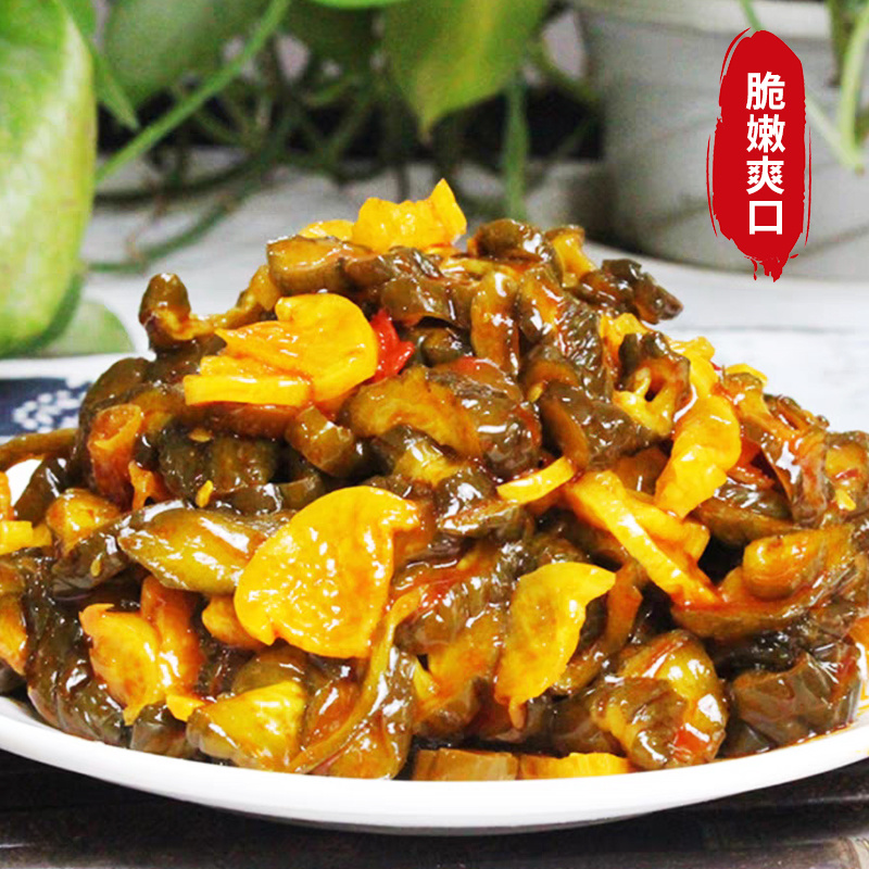 腾晖群英汇脆腌制酱菜咸菜萝卜丁块下饭菜整箱8斤商用小菜白