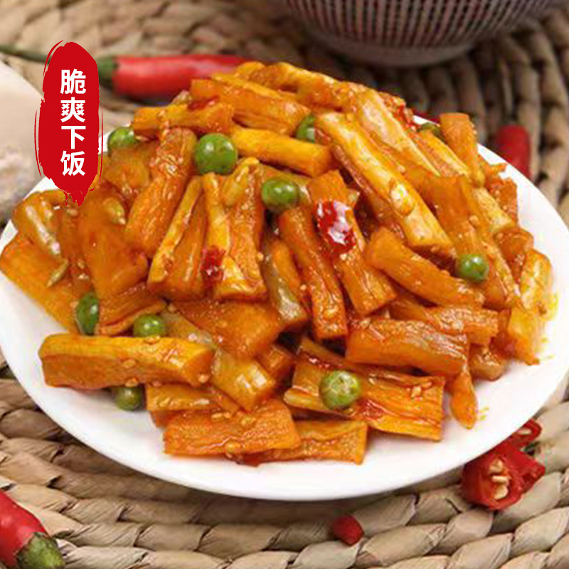 腾晖开味酱条腌制酱菜咸菜萝卜丁块下饭菜整箱8斤商用小菜白