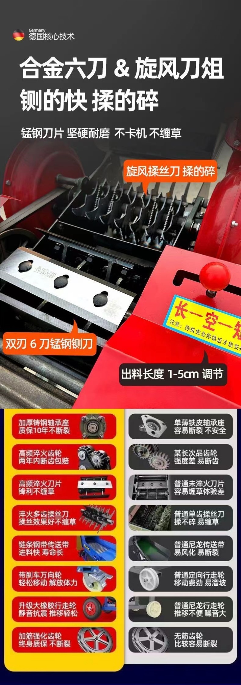 铡草机新型卧式铡草揉丝粉碎一体机干湿两用大小型养殖家用切