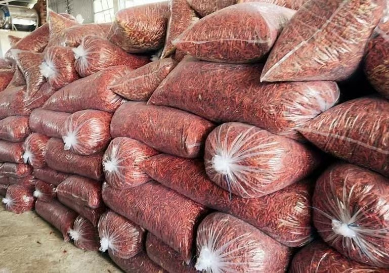 灯笼椒干辣椒成品包装展示