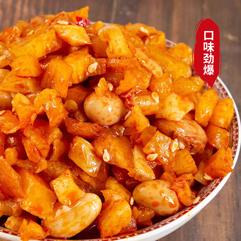 腾晖花生酱丁腌制酱菜咸菜萝卜丁块下饭菜整箱8斤商用小菜白