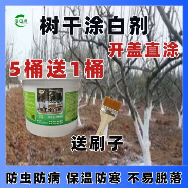 美化园林果树防冻涂白剂大树防虫涂白剂树木杀菌树干刷白保暖
