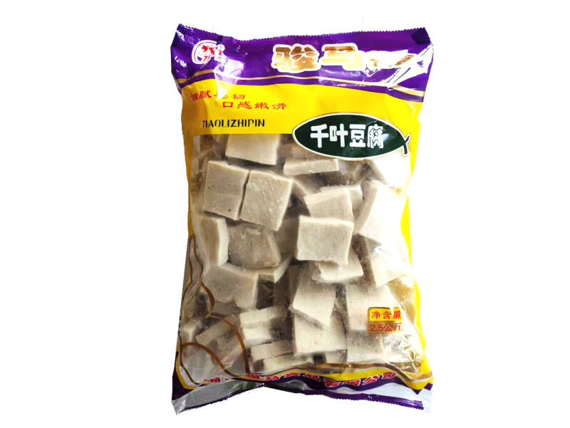 骏马千叶豆腐麻辣烫关东煮火锅串串冒菜商用食材