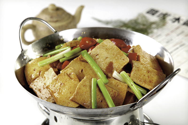 骏马千叶豆腐麻辣烫关东煮火锅串串冒菜商用食材