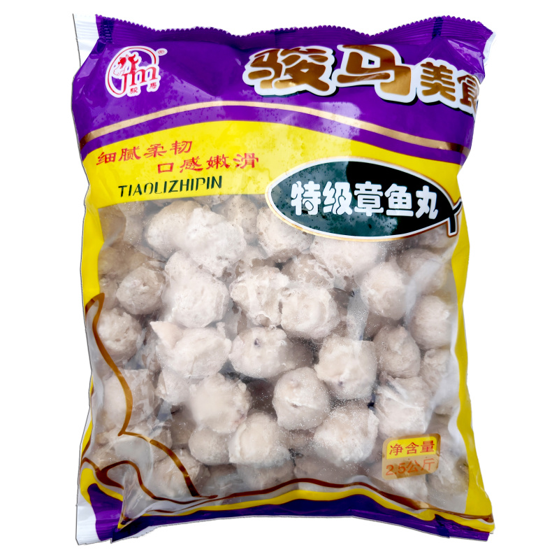 骏马特级章鱼丸麻辣烫关东煮火锅串串冒菜商用食材
