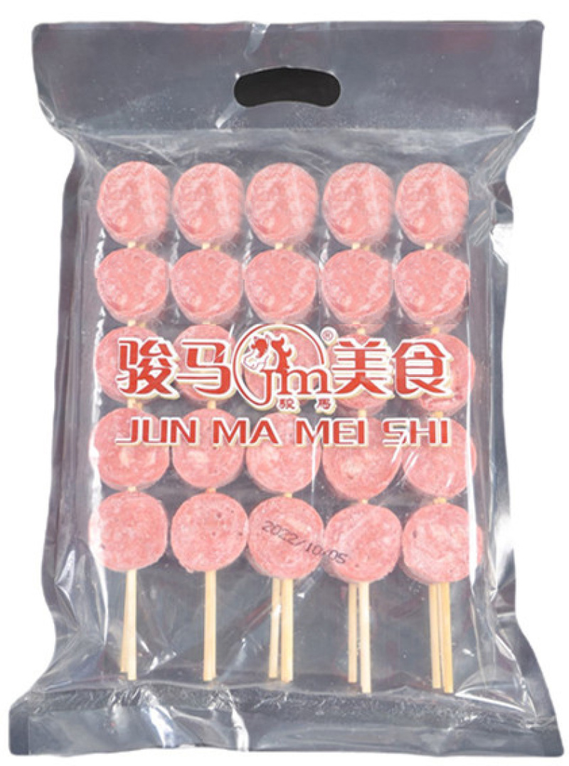 骏马雪花香肉串麻辣烫关东煮火锅串串冒菜商用食材