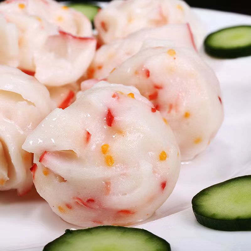 骏马鱼籽龙虾球麻辣烫关东煮火锅串串冒菜商用食材