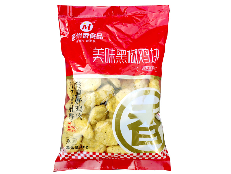 密州香黑椒鸡块预制菜黑椒鸡块半成品商用批发