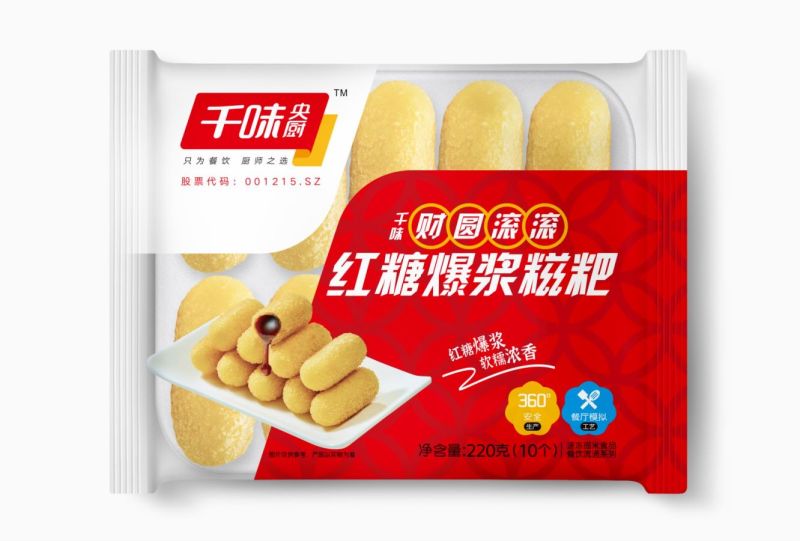 千味财圆滚滚红糖爆浆糍粑早餐面食甜食糕点点心冷冻批发