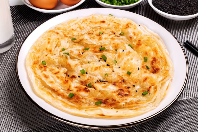 千味简装葱香手抓饼早餐面食甜食糕点点心冷冻半成品