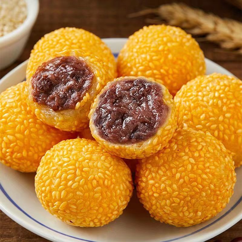 千味芝麻球早餐面食甜食糕点点心冷冻半成品小吃商用