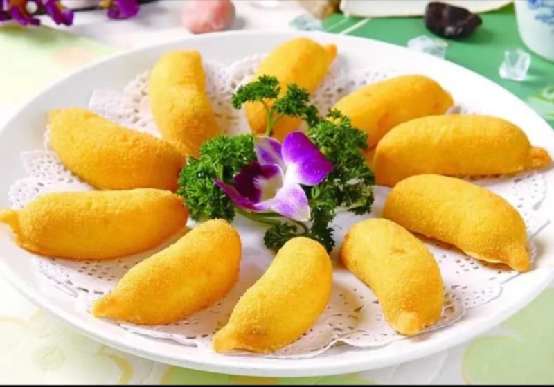 三全餐饮脆皮香蕉早餐面食油炸点心冷冻半成品小吃商用