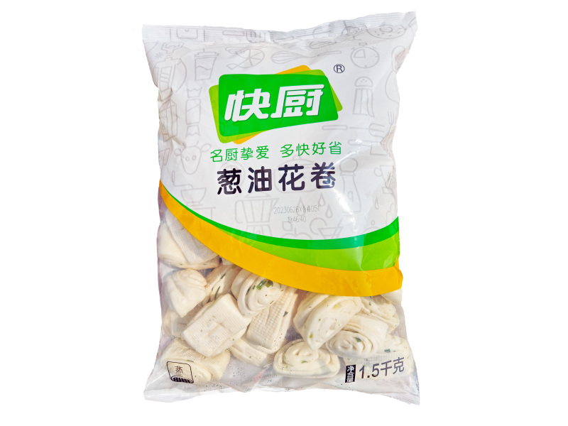 三全快厨葱油花卷(手工)早餐面食花卷冷冻半成品小吃