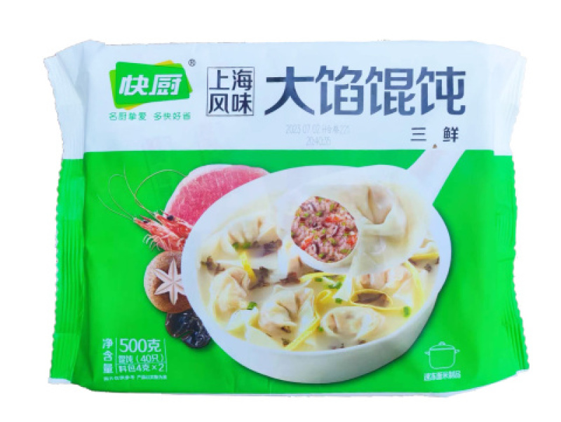 三全三鲜馄饨早餐面食馄饨冷冻半成品小吃商用