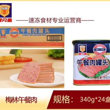 上海梅林午餐肉麻辣烫关东煮火锅串串冒菜商用食材