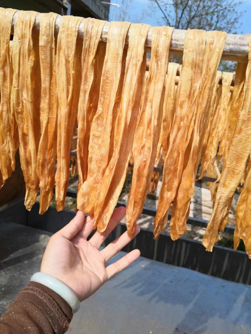 【精品】河源农家纯手工腐竹精选优质黄豆无添加欢迎咨询