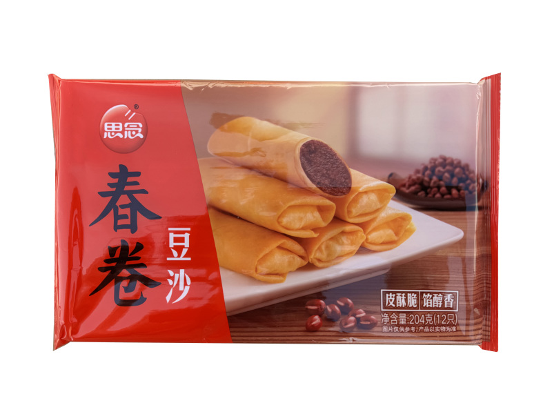 思念豆沙春卷油炸小吃半成品豆沙春卷商用批发