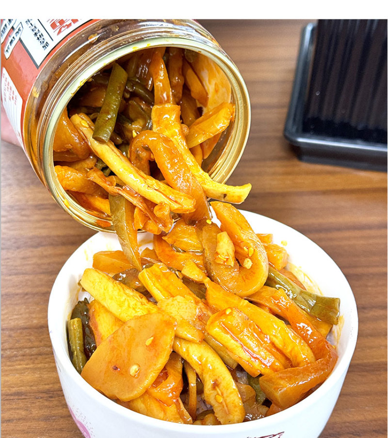 中大酱菜酱八宝瓶装开胃下饭酱萝卜干香辣罐装即食下饭菜